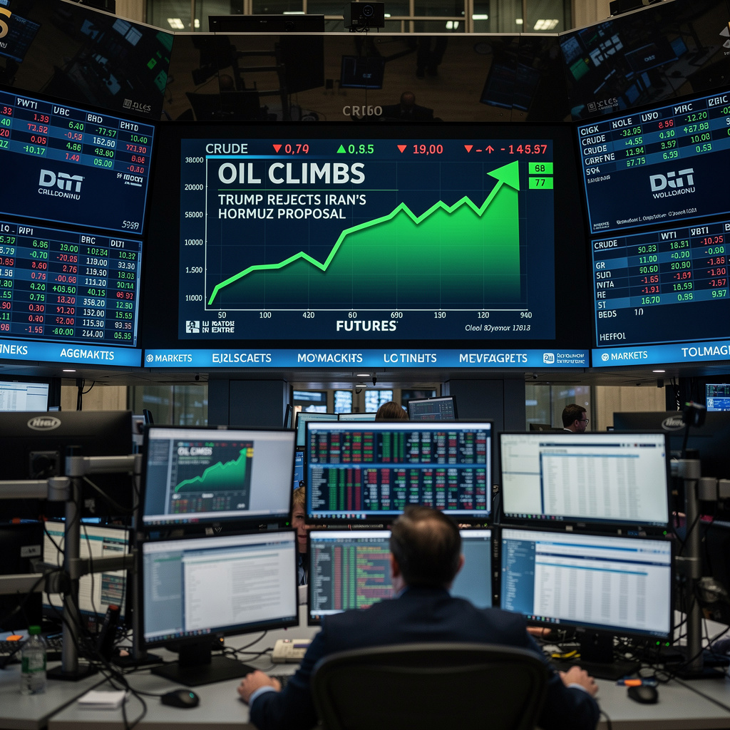 stock market trading floor screens