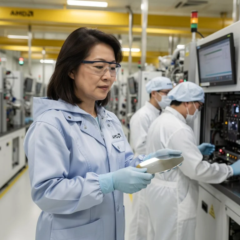 semiconductor wafer fabrication clean room