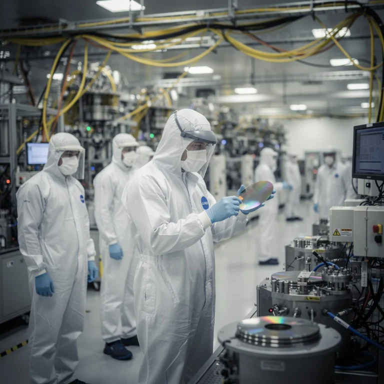 semiconductor fabrication plant clean room