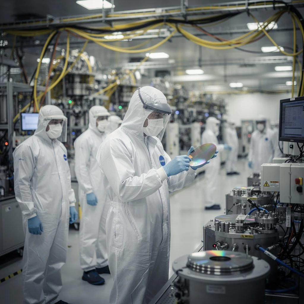 semiconductor fabrication plant clean room