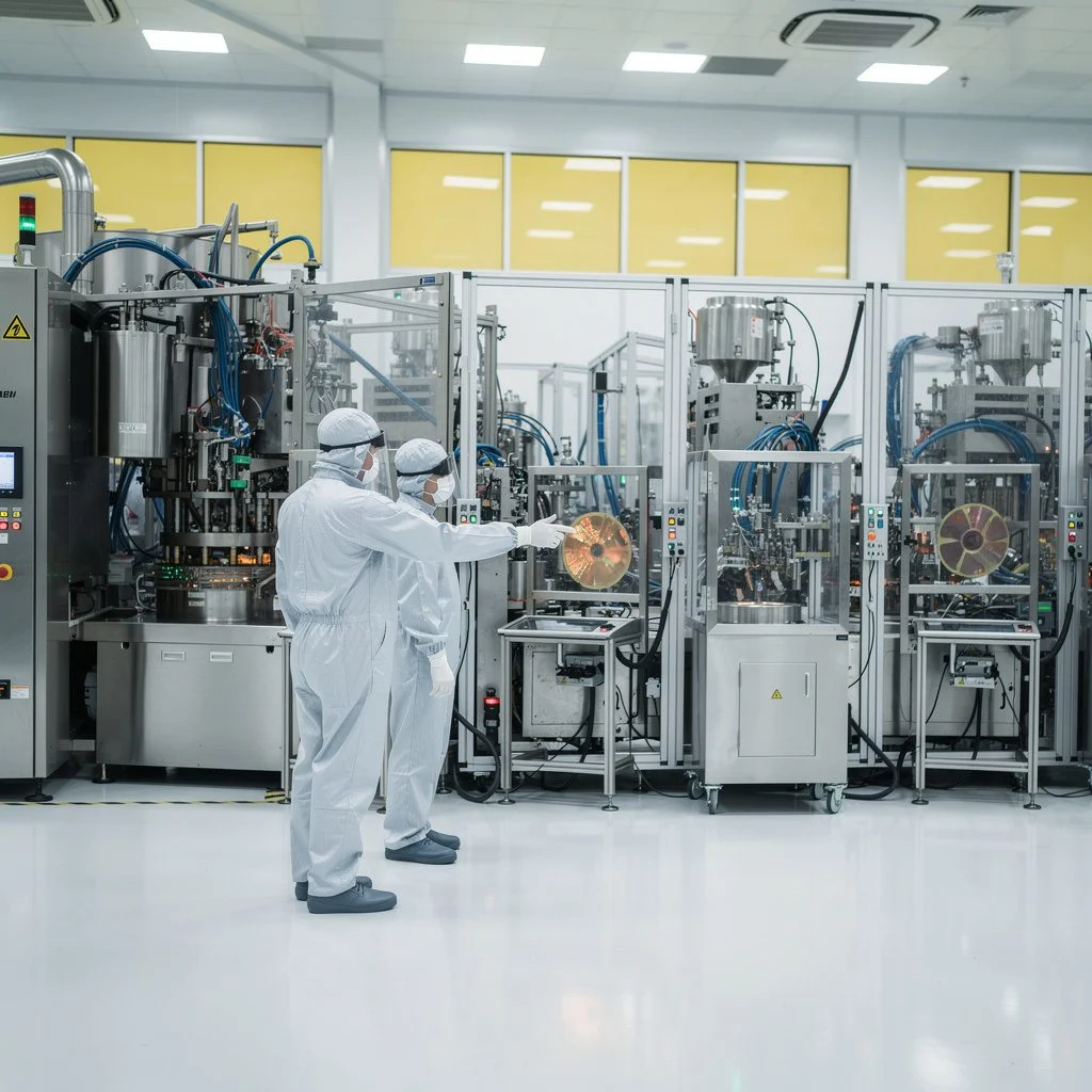 semiconductor fabrication plant cleanroom